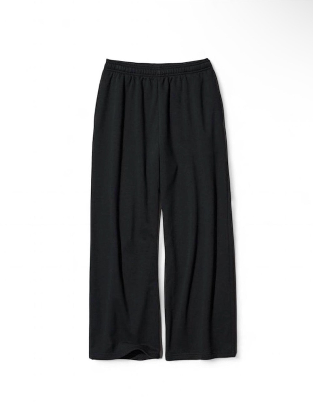 Uniqlo Black Wide Drape Trouser Pants Size S